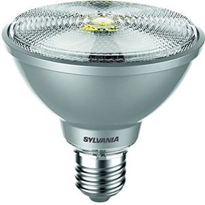 SYLVANIA Ledlamp, E27-fitting, 820 lumen, warm wit (3000 Kelvin), 11 watt vermogen komt overeen met 95 watt, levensduur 25.000 uur, 94 mm lengte, heldere reflectorkolf, per stuk verpakt