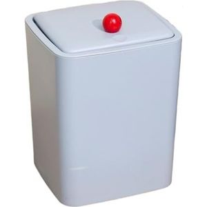 Badkamerprullenbak Met Deksel, Vuilnisbak Met Drukdeksel For Toilet En Kantoor(Blue)