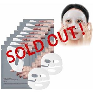 Collagen Mask Overnight,Bio Collagen Face Mask,Korean Face Mask,Korean Collagen Face Mask,Deep Collagen Anti Wrinkle Lifting Mask,Deep Hydrating,Firming,and Moisturizing,Pore Minimizing (4pcs)