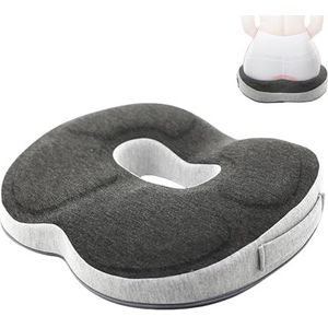 Orthopedisch zitkussen, orthopedische zitring, anti-decubitus stoelkussen, ergonomisch stoelkussen, effectieve verlichting ischias en rugpijn, ideaal voor kantoor, auto en rolstoel