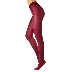 CALZITALY Glanzende panty, ondoorzichtige panty, zwart, groen, mystic green, blauw, bordeaux, S, M, L, XL, 70 denier, Made in Italy, bordeaux, M
