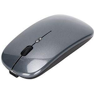 Laptopmuis, draadloze muis Dual-mode LED-ademhalingslicht Instelbare DPI voor reizen voor kantoor voor thuis(grijs)