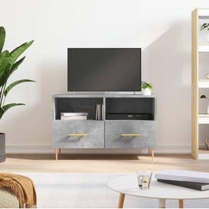 CBLDF TV-meubel Beton Grijs 80x36x50 cm Engineered Wood
