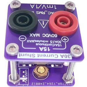 MALSSE Hoge Precisies Huidige Shunt 1mV/A Verhouding 15A Ononderbroken Verrichtingen Voor Professionele Geluidssystemen Accessoires Huidige Shunt