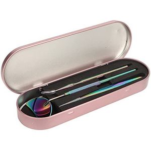Pincet Precisiepincet, Wimperliftgereedschappen van roestvrij staal, wimperseparator, spiegelpincetset(Colorful)