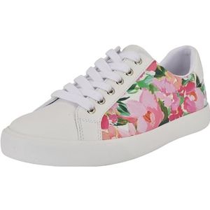 Nine West Layna sneakers voor dames, Pink Spring Petal Floral Multi 660, 38,5 EU, Pink Spring Petal Floral Multi 660, 38.5 EU