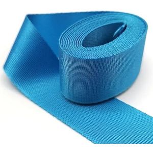 Nylon banden, katoen banden 2 Yards 32mm Band Nylon Webbing Rugzak Band Naai Tas Riem Accessoires Webbing Band(Lake Blue)