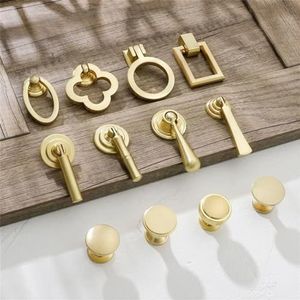 INOFANTH Moderne zinklegering kast handvat kast hardware deur meubels knoppen lade keuken kast trek gouden dressoir gereedschapskist handvat 1 stuk (kleur: 2234)