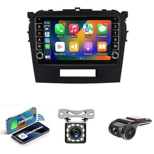Android 14 Multimedia Stereo Video Speler Voor Suzuki Vitara 4 2014-2018 Ondersteunt Car-play Android Auto/Bluetooth/FM AM RDS DAB+ Radio/Stuurbediening(NF-6 8Core 8+128G)