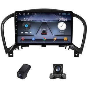 Android 13 Autoradio geldt voor Nissan Juke 2010-2014 10 inch Touchscreen Autoradio met Wireless Carplay Android Auto Navi GPS Bluetooth/RDS Radio WiFi+Telecamera Achterkant(NF-2)