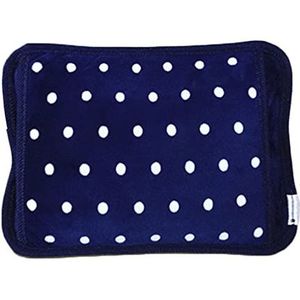 DieffematicRSD Warmwaterkruik Warmwaterzak Elektrische Winter Handwarmer Warmwaterkruik Hand Po Geplaatst Opladen Elektrische Warmwaterzak (Color : Dot deep blue)