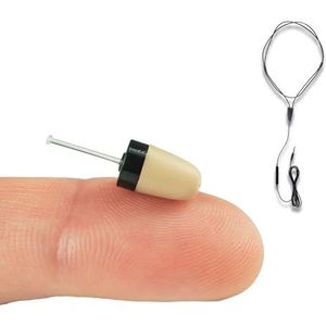 PingaOculto Spy Oortelefoon Spion Draadloze Oortjes Verborgen Mini Onzichtbaar voor Mobiele Telefoon Microfoon - Oordopjes Draadloos Invisible Oortjes Hidden Examen (Spy Oortelefoon Vip Pro SuperMini)