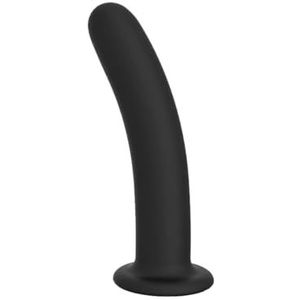 Beginner to Expert | Unisex Strap On Dildo Harness Kit Option | 5 to 7in Silicone Strap On for Pegging Play | Adjustable Harness | Anal Dildo Adult Sex Toy | Waterproof | Black (Without Belt, M)