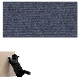 KERLI DIY klimmen kattenkrabber, zelfklevende kattenkrabmat, snijdbare vilten kattenkrabbers mat sticker for muurbank meubelbescherming (Color : Dark gray, Grootte : 30 * 100cm)