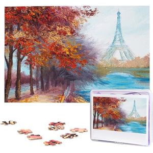 Eiffeltoren puzzels gepersonaliseerde puzzel 1000 stukjes legpuzzels van foto's foto puzzel voor volwassenen familie