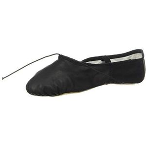 Bloch Dance Women's Dansoft Full Sole Leather Ballet Slipper/Shoe, Black, 8 C US