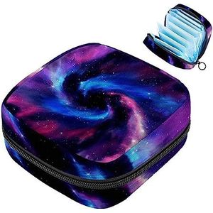 MUOOUM Aquarel Zonnebloemen Rood Fruit Maandverband Opbergtas Menstruatie Pad Tas Draagbare Menstruatie Cup Pouch met Rits voor Tiener Meisjes Vrouwen Dames, Kleur 9, 4.7x6.6x6.6 in/12x17x17 cm