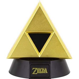 The Legend of Zelda Gold Triforce 3D-lamp Icon Light goudkleurig, bedrukt, van kunststof, met leds.