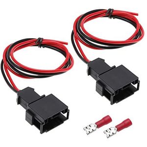 2 Stks Front Auto Speaker Draad Vervanging Compatibel met BMW 3 Serie E46 1998-2006 Auto Audio Speaker Cord Harness Uitstekende Adapter 40 cm/15.7