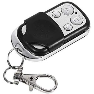 50 meter poortopener afstandsbediening, zwarte en zilveren sleutelhanger, universele afstandssignalen garagedeuren voor auto's