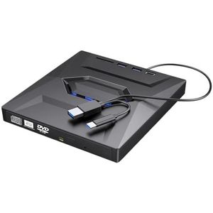 7-in-1 multifunctionele externe CD-DVD-brander CD-RW USB 3.0 Hoge snelheid lezen en schrijven for Windows 7/8/10 Desktops laptops MAC
