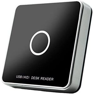 Lazmin RFID-lezer, contactloze leesbare 915 Mhz USB UHF RFID-desktopkaartlezer, nabijheidssensor Smart ID-kaartlezer, voor kantoorwerk toegangscontrole