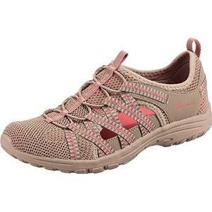 Skechers Reggae Fest 2.0 Happy Getaway Basket voor dames, Taupe, 41 EU