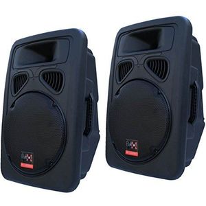 E-Lektron JP30 DJ PA luidspreker boxen paar passief 30CM/12"" basluidsprekers