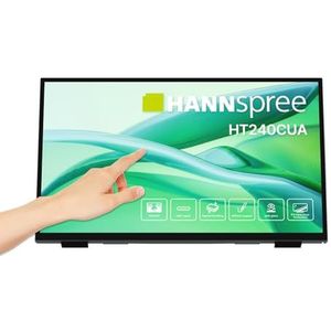 Hannspree HT240CUA computer monitor 60,5 cm (23.8") 1920 x 1080 Pixels Full HD LED Touchscreen Zwart