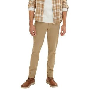 TOM TAILOR Mannen Travis Slim Chino broek 1032868, 11612 - Everglade Beige, 32W / 32L
