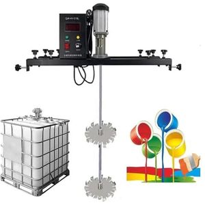 Elektrische mengkraan voor tanks, 980 W, IBC-mengkraan, 1 ton, met haken, uitrusting voor het mengen van lakken (A)