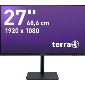 Terra GREENLINE Plus LCD 2727W HA V2 Black 27'' HDMI DisplayPort USB-C GREENLINE Plus AMD FreeSync Full HD-resolutie 27 inch scherm zwart frameloos design in hoogte verstelbaar