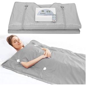Verbeterde gewogen deken Digitale dekens for dames, gewichtsverlies Body Shaper Sauna verwarmde deken for gewichtsverlies en detox,Saunasessies thuis(SILVER)