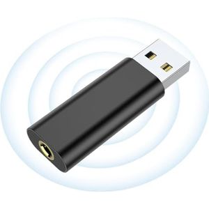 USB naar audio-aansluiting, 3,5 mm externe geluidskaart voor laptop plug and , USB-headsetadapter, driver USB-audio voor game, League of Legend, headset