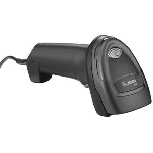 Zebra DS2208 Handscanner voor 2D Code - USB, serieel (RS-232) - aansluiting: kabel, barcodescanner zwart