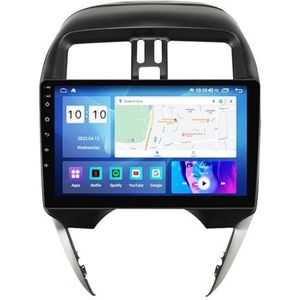 Android 12.0 Car Stereo 9 ""Touch Screen auto audio speler bluetooth stuurwielbediening Voor Nissan Versa 2014-2020 auto speler Ondersteunt CarAutoPlay PIP GPS Navigatie Backup Camera (Size : 8+WIFI+4