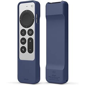 elago R1 Case Compatibel met Apple TV 4k Siri Afstandsbediening 3e Generatie(2022) en 2e Generatie (2021)–Magneettechnologie, Koord Inbegrepen, Goede Schokabsorptie, Volledige Toegang (Blauw)