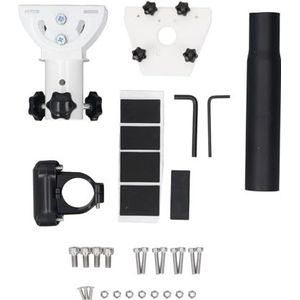 Satelliet dakbevestiging 360 graden rotatie 160 graden kantel verstelbare roestvrijstalen satellietinstallatiekit voor Gen 3 antenne RV Boat Dak Camping