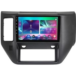9"" Android 14 Touchscreen Autoradio 2 din met AHD Omgekeerd beeld Bediening op het stuur Bluetooth GPS navigatie Draadloze CarPlay voor Nissan Patrol 2011-2015(A,Q300(4+64G))