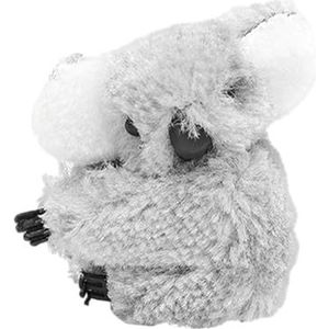 BOREK Koala-knuffeldier, koala-pluche kleine gevulde koala-beer, gewogen pluche gevuld dashboardornament, dierenauto-decoratie voor achteruitkijkspiegel en verjaardagsfeestjecadeaus