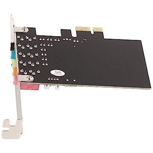 Geluidskaart, 24-bit 48 KHz Stereo-audiokaarten Afspelen en Opnemen voor Thuisbioscoop voor 3D-games