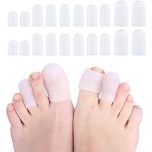 Gel Teen Protector Cap - Siliconen Teenbeschermers - 20 Stuks - Bescherming Tegen Blaren