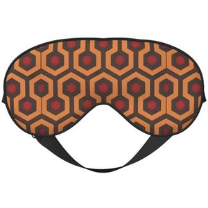 Shining Overlook Unisex Elastische Verstelbare Gesp Ontwerp Verduisterend Slaap Oogmasker voor Thuis Reizen Yoga Kantoor Nap