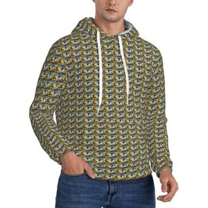 Jkkghll Bedrijf Boerderij Tractor Print Mannen Hooded Warme Lichtgewicht Trui Voor Winter Herfst En Lente Casual Wear, Zwart, XS
