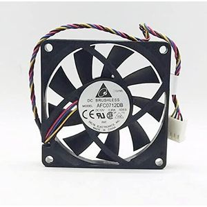 Original AFC0712DB 70 * 70 * 15mm 7015 12V 0.45A 4-wire PWM dual ball bearing CPU cooling fan
