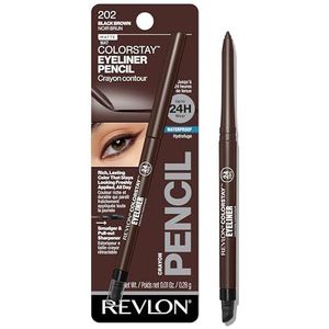 Revlon ColorStay Eyeliner met SoftFlex, Zwart Bruin 202, 0,3 g (0,28 g)