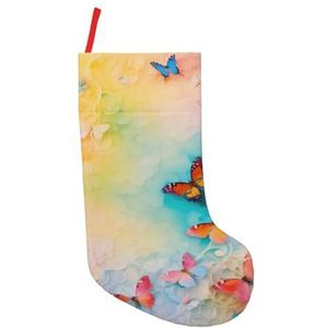 Vlinder Print Kerst Kousen,Vakantie Party Decoraties