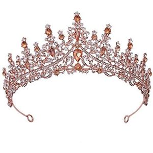 Strass Kroon Luxe Haar Accessoire Crystal Rhinestone Crown Tiaras Hoofdband Bruid Hoofdtooi Bruiloft Haar Sieraden HeadPeice for Vrouwen Koningin Kroon (Style : JA03)