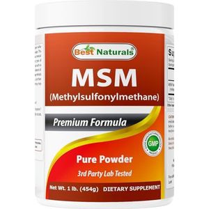 Best Naturals MSM (methylsulfonylmethaan) zuiver poeder, 1 lb