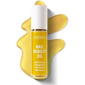 Onsen Secret Nagel- en nagelriemreparatieolie (10ml) - droge olieformule - Japanse Tsubaki, Tea Tree & Jojoba - Versterkt nagels, herstelt nagelriemen, hydrateert huid en haar - Natuurlijk en